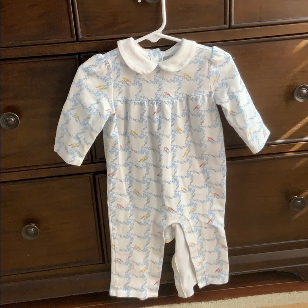 Janie and jack girls romper size 6-12 months.